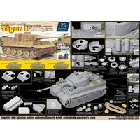 Dragon 1/35 Tiger I Late Production w/Zimmerit (Normandy 1944) Plastic Model Kit [6947]