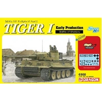 Dragon 1/35 Tiger I Early Production Battle of Kharkov (Bonus Version) Plastic Model Kit 6950