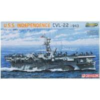 Dragon 1/700 U.S.S. Independence CVL-22 1943 Plastic Model Kit