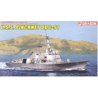 Dragon 1/700 U.S.S. Pinckney DDG-91 - Arleigh Burke Class Flight IIa Destroyer Plastic Model Kit