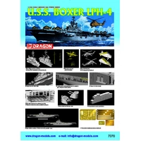 Dragon 1/700 U.S.S. Boxer LPH-4 Plastic Model Kit 7070