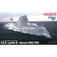 Dragon 1/700 USS Lyndon B. Johnson DDG-1002 Plastic Model Kit DR7148