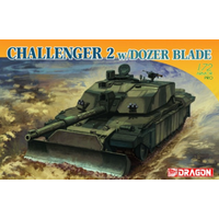 Dragon 1/72 Challenger 2 with Dozer Blade Plastic Model Kit DR7285