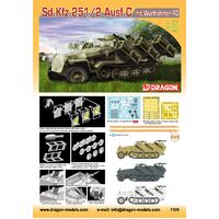Dragon 1/72 Sd.Kfz.251/2 Ausf.C mit Wurfrahmen 40 Plastic Model Kit 7306