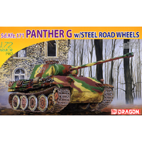 Dragon 1/72 Sd.Kfz.171 Panther G w/Steel Road Wheels Plastic Model Kit DR7339