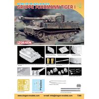 Dragon 1/72 Sd.Kfz.181 Pz.Kpfw.VI Ausf.E Gruppe Fehrmann Tiger I Plastic Model Kit DR7368