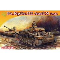 Dragon 7386 1/72 Pz.Kpfw.III Ausf.N DAK Plastic Model Kit
