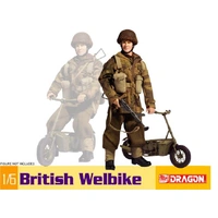 Dragon 1/6 British Paratrooper Welbike Plastic Model Kit DR75034