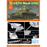 Dragon 1/72 T-34/76 Mod.1941 Plastic Model Kit DR7590