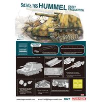 Dragon 1/72 Sd.Kfz.165 Hummel Early Production w/Neo Track Plastic Model Kit DR7627