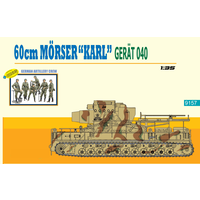 Dragon 1/35 60cm Morser "Karl" Gerat 040 Plastic Model Kit 9157