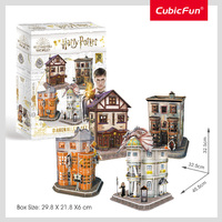 Cubic Fun 280pc Harry Potter Diagon Alley Set