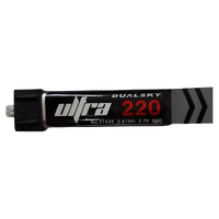 Dualsky 220mah 1S 3.7v 50C LiPo Battery with UMX Connector