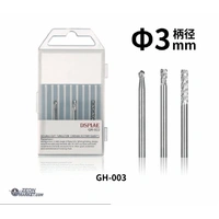 DSPIAE Double Cut Tungsten Carbide Rotary Burr Set 3 pcs