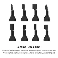 DSPIAE Sanding Head For Reciprocating Sander (8PCS)