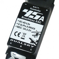 Dualsky XC-45-LITE Brushless ESC, 45A, 2-3S, DSXC45LITE