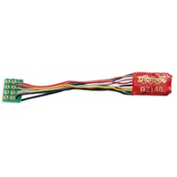 Digitrax DZ146PS 1 Amp Z / N / HO Scale Decoder with DCC Medium Plug with 1 ‘ Harness