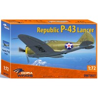 Dora Wings 1/72 Republic P-43 Lancer Plastic Model Kit