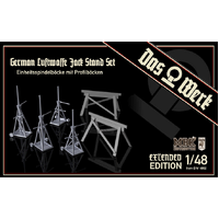 Daswerk 1/48 Luftwaffe Jack Stand Set - extended / Doppelpack Plastic Model Kit 48002