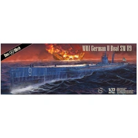 Das Werk 1/72 German U-Boat SM U-9 Plastic Model Kit [DW72001]