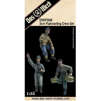 Daswerk F008 1/35 Set Flakvierling 3 figures Plastic Model Kit