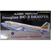 Doyusha 1/100 Douglas DC-3 Dakota Ethiopian Airline Plastic Model Kit