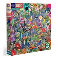 eeBoo 500pc Garden of Eden Square Jigsaw Puzzle