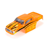 ECX Body Set,Decorated, Orange/Yellow, 1/18 Ruckus