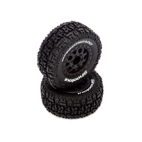 ECX Black PreMounted Tire Set (2) suit Torment