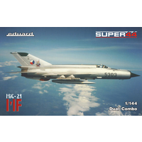 Eduard 4434 1/144 MF / MiG-21 in Czechoslovak service DUAL COMBO Plastic Model Kit