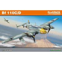 Eduard 1/72 Bf 110C/D Plastic Model Kit 7081
