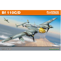 Eduard 1/72 Bf 110C/D Plastic Model Kit 7081