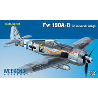 Eduard 7443 1/72 Fw 190A-8 w/ universal wings Plastic Model Kit