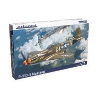 Eduard 1/72 P-51D-5 Mustang Plastic Model Kit