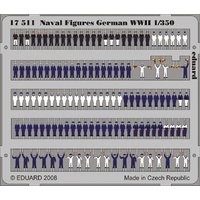 Eduard 1/350 Naval Figures German WWII Photo Etched Set [17511]