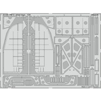 Eduard 1/24 F6F-5 wheel bays Photo-etch set (Airfix) [23035]