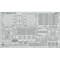 Eduard 1/32 P-40M exterior Photo etched Parts 32465
