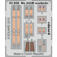 Eduard 32826 1/32 Do 335B seatbelts Photo Etched Set (Hong Kong Models)