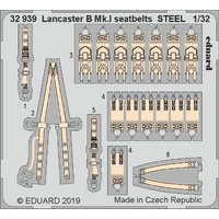 Eduard 1/32 Lancaster B Mk.I Seatbelts Steel Photo Etched Set [32939]