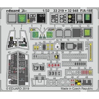 Eduard 32948 1/32 F/A-18E interior Photo-etch set (Revell)