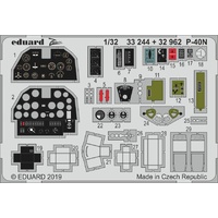 Eduard 1/32 P-40N Photo etched parts 33244