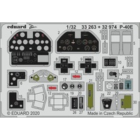 Eduard 1/32 P-40E Photo etched parts