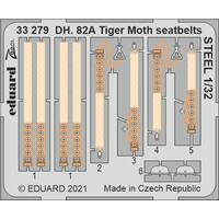 Eduard 1/32 DH. 82A Tiger Moth seatbelts STEEL Photo etched parts 33279