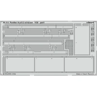 Eduard 36414 1/35 Panther Ausf.G schürzen Photo Etched Set (Academy)