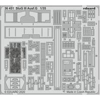 Eduard 36451 1/35 StuG III Ausf.G Photo etched parts for Takom