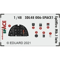 Eduard 1/48 Spitfire Mk.I late SPACE 3D Decals 3DL48006