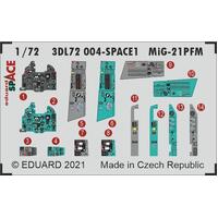 Eduard 1/72 MiG-21PFM SPACE 3D Decals 3DL72004