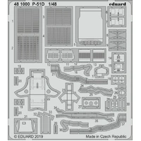 Eduard 481000 1/48 P-51D Photo etched parts