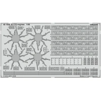 Eduard 481005 1/48 B-17G engines Photo etched set (Hong Kong Models)
