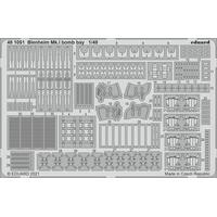 Eduard 1/48 Blenheim Mk.I bomb bay Photo etched parts 481051